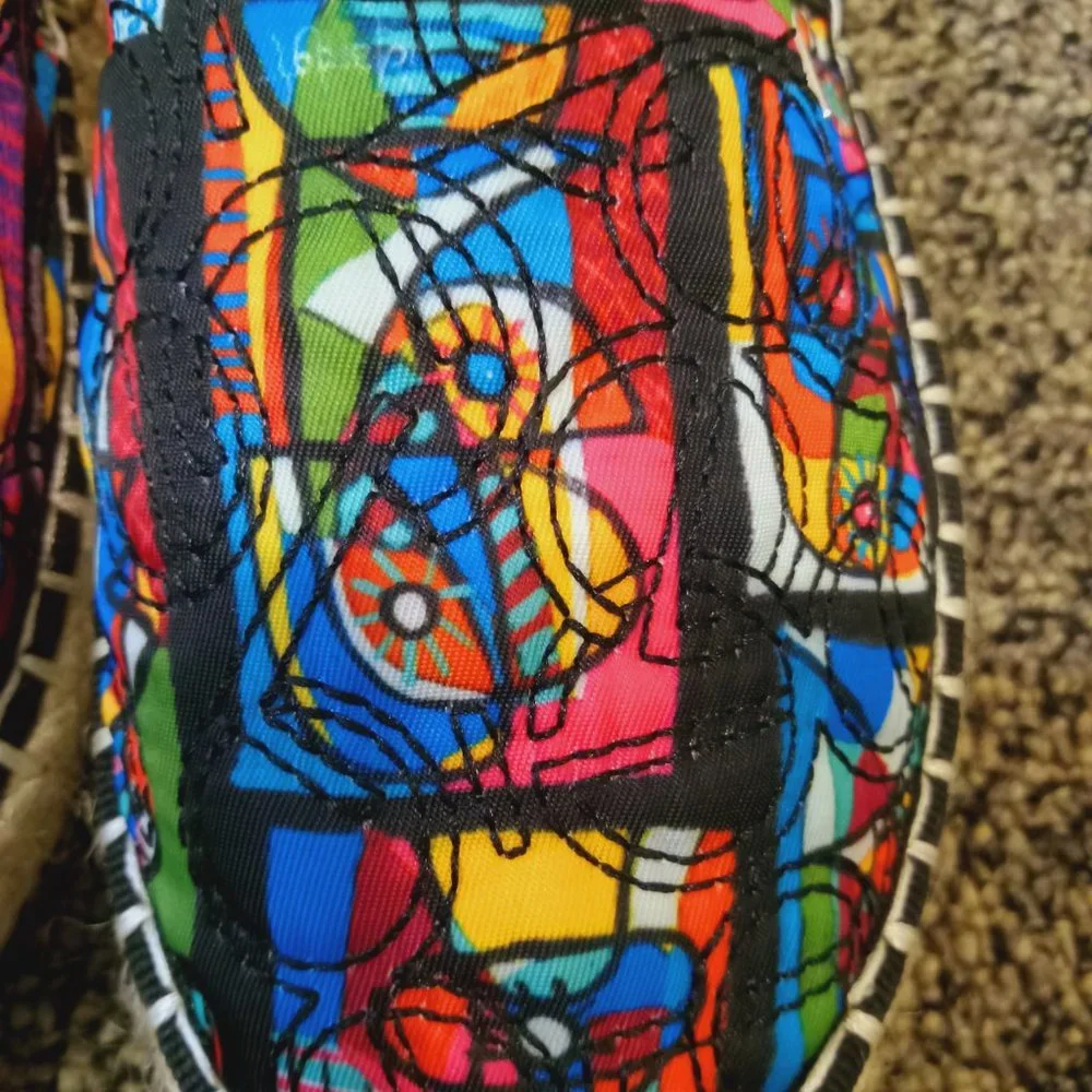 Clōe colorful quilted espidrills